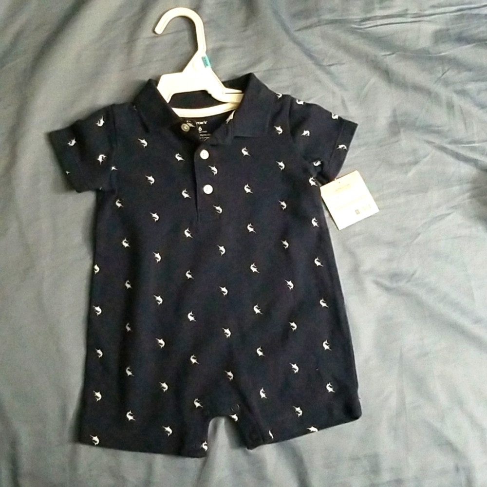 3 boy rompers by Carter's